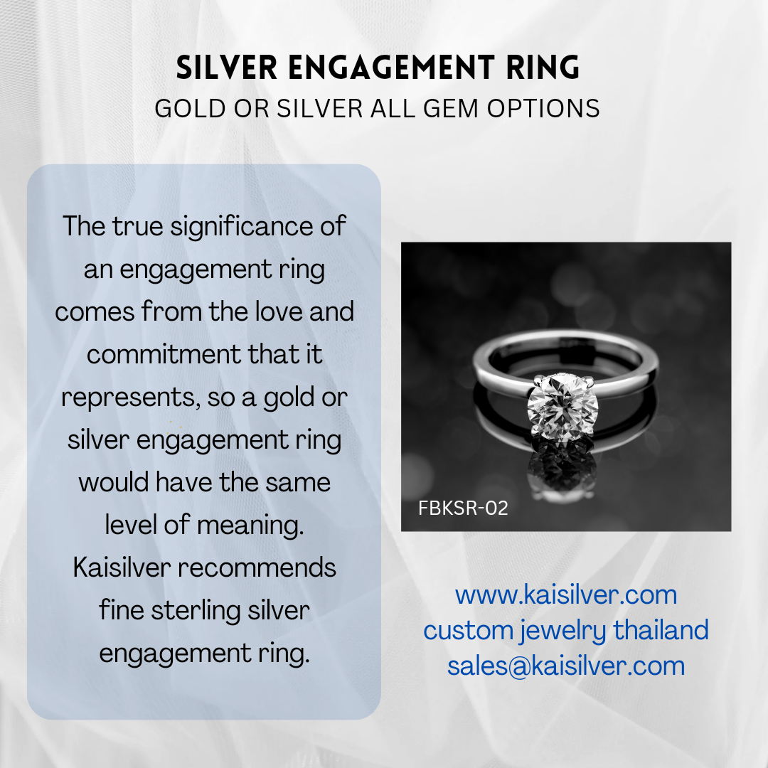 silver engagement rings