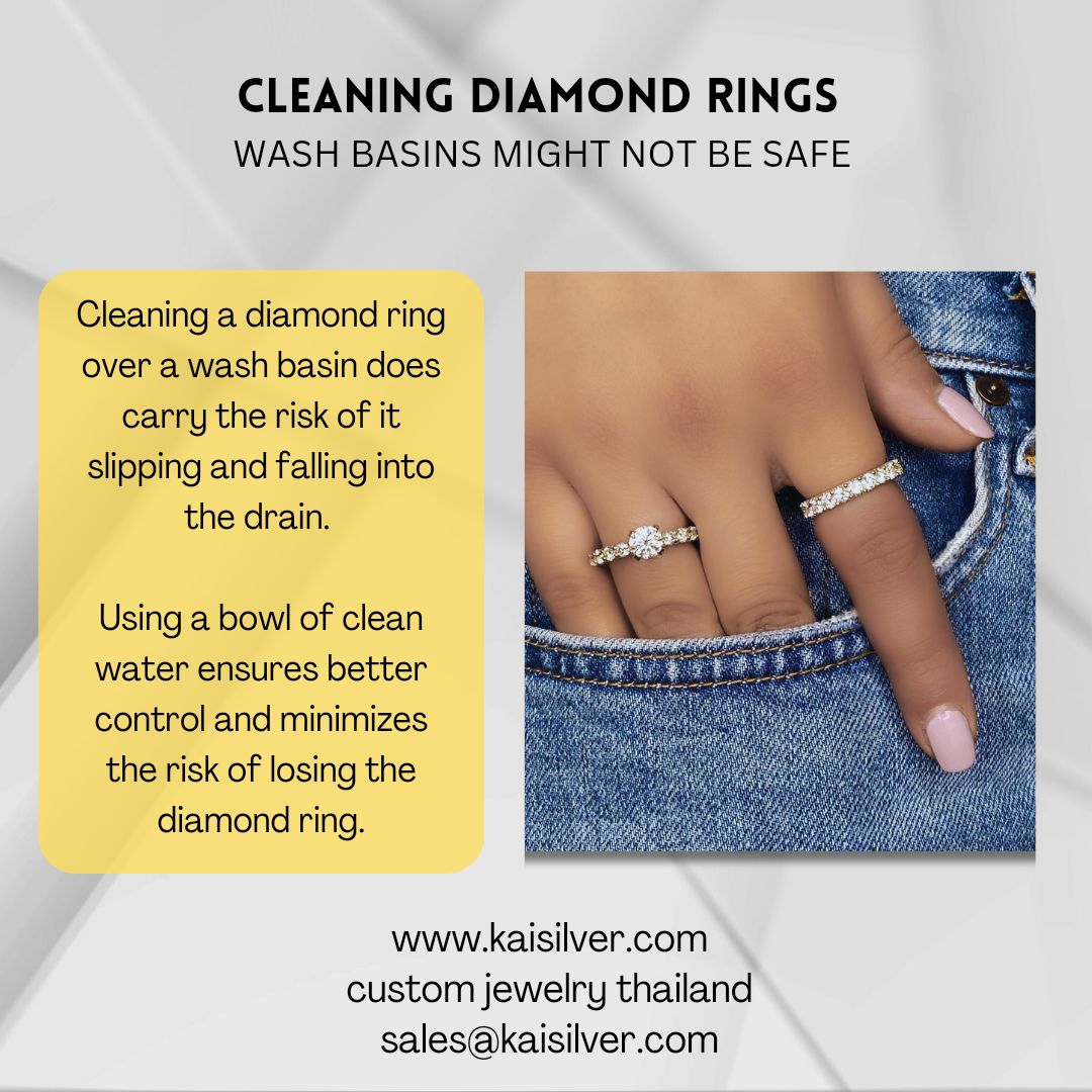 cleaning diamond rings