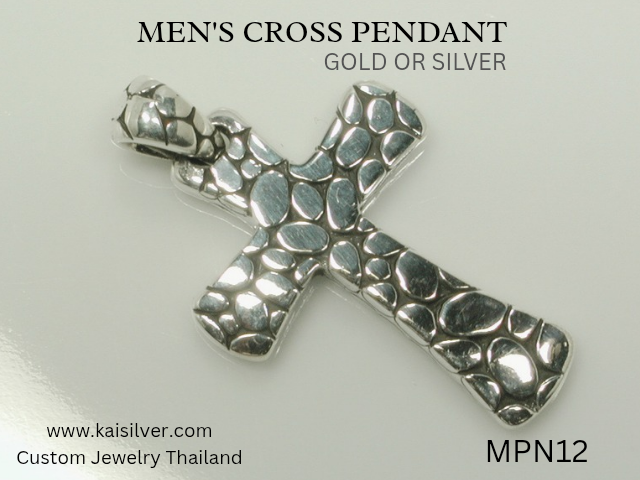 custom cross pendant from Kaisilver Thailand
